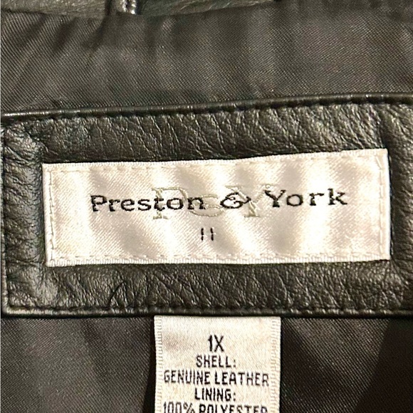 (NWOT) Ladies Size 1-X Genuine Leather Jacket - Picture 5 of 10